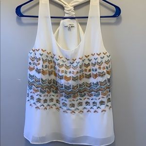 Greylin embellished tank top. NWOT